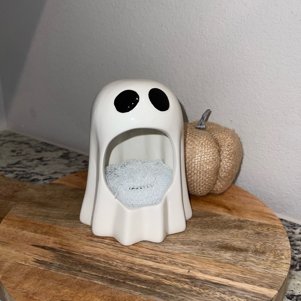 Kitchen Ghost Scrub Holder - Halloween Decor